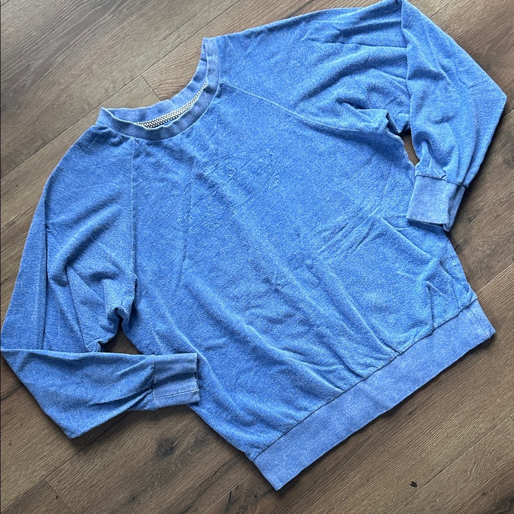 Vans Blue Cozy Crewneck  !! Large
